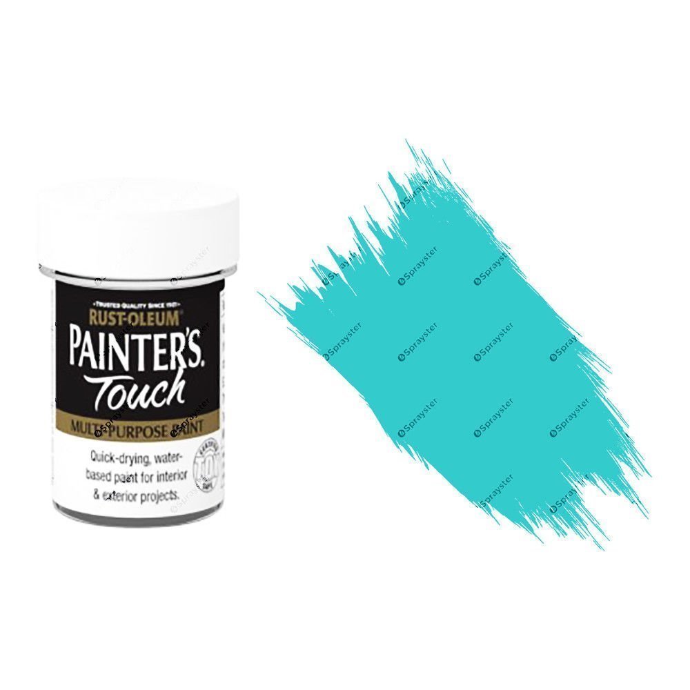 Rust-Oleum Painters Touch Aqua Blue Gloss Paint 20ml Toy Safe