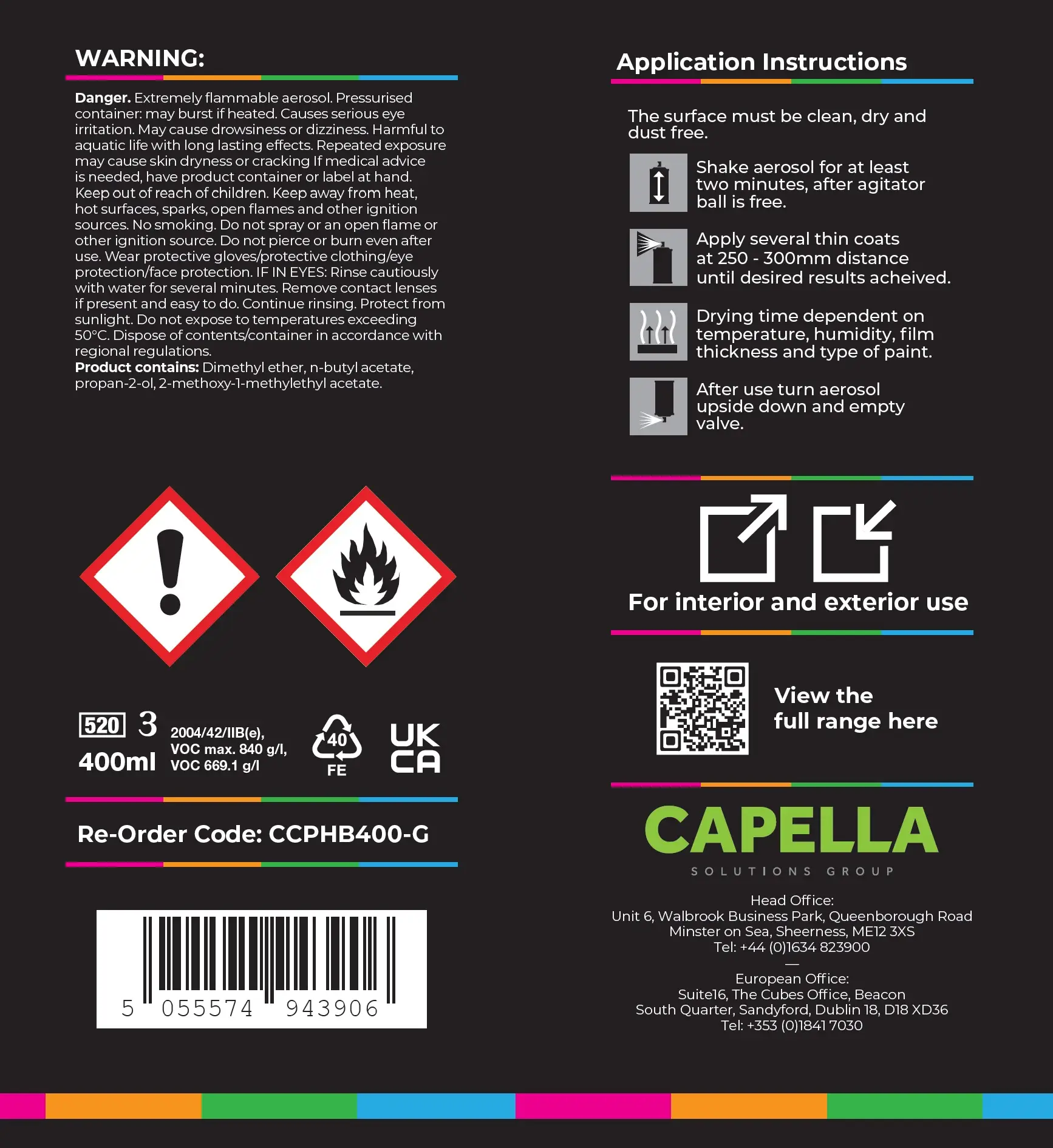 Pro-Matic Colour Coat Misty Rosewood Blossom White Satin RAL 020 93 05 Aerosol Spray Paint 400ml - Image 2
