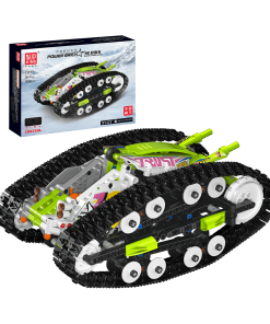 Mould King Double-sided Vehicle Green Tracked Model 836/pcs Remote Control RC 13153