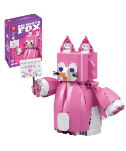 Mould King Lucky Rosy Robot Building Bricks Model 438pcs Remote 13159