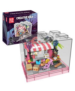 Mould King 24039 Gourmet Food Stall Shop Building Block Model 394pcs