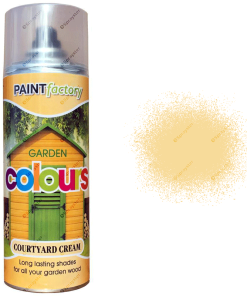 Courtyard Cream Spray Paint 400ml