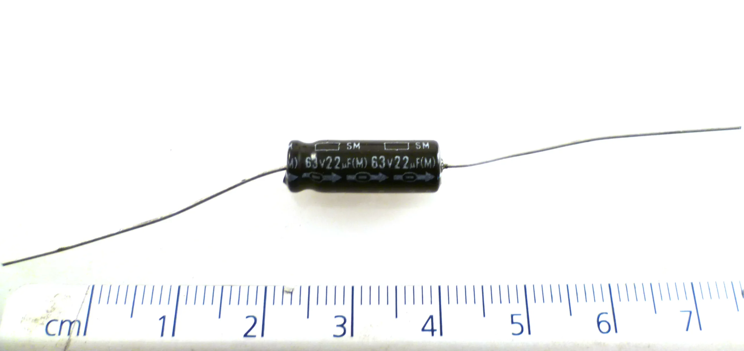 Nippon ChemiCon Axial Electrolytic Capacitor 22uF 63v 85’C 5 Pieces OL0153F - Image 3