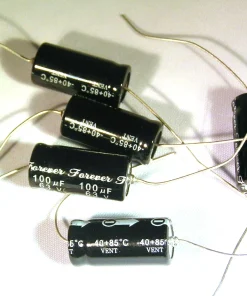 Forever Electrolytic Capacitors 100uf 63v 85’C 20% Axial 5 Pieces OL0151